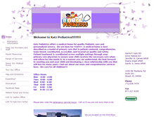 Tablet Screenshot of katzpediatrics.com